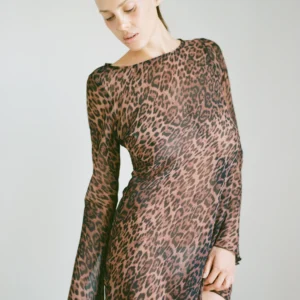 THE BRITAIN DRESS IN LEOPARD